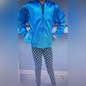 Black and white polkadot pants costume